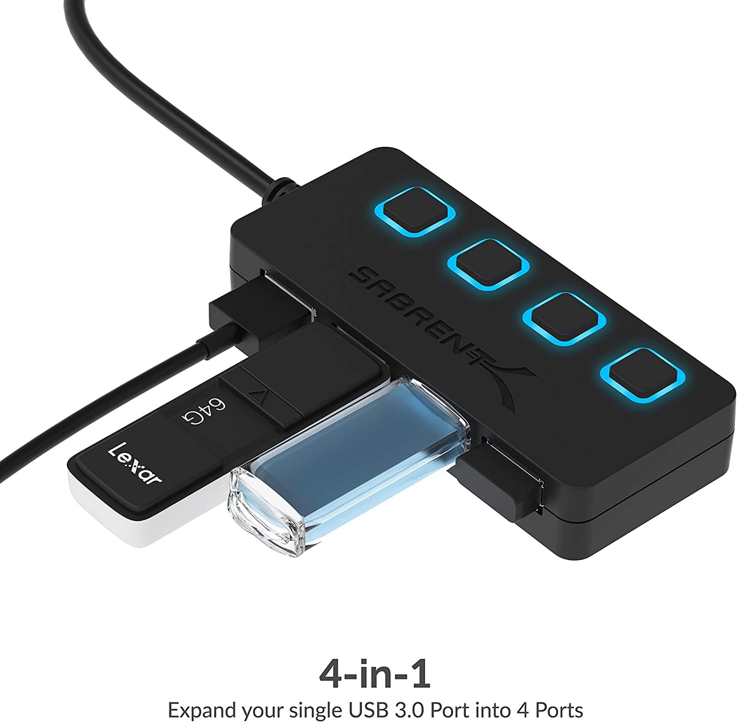 Sabrent 4-Port USB 3.0 Hub