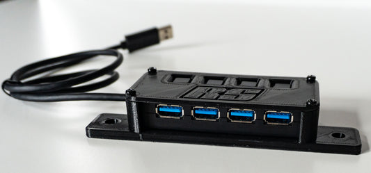 RS Sim Racing 4 Port USB Hub Mount